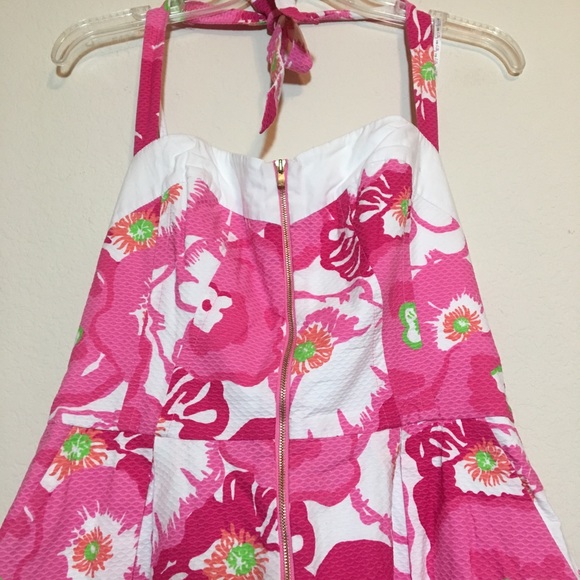 Pink Lily Pulitzer Dress 12 - Picture 3 of 7